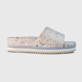 FLEKS EAST BEACH SLIDE PLATFORM - DENIM