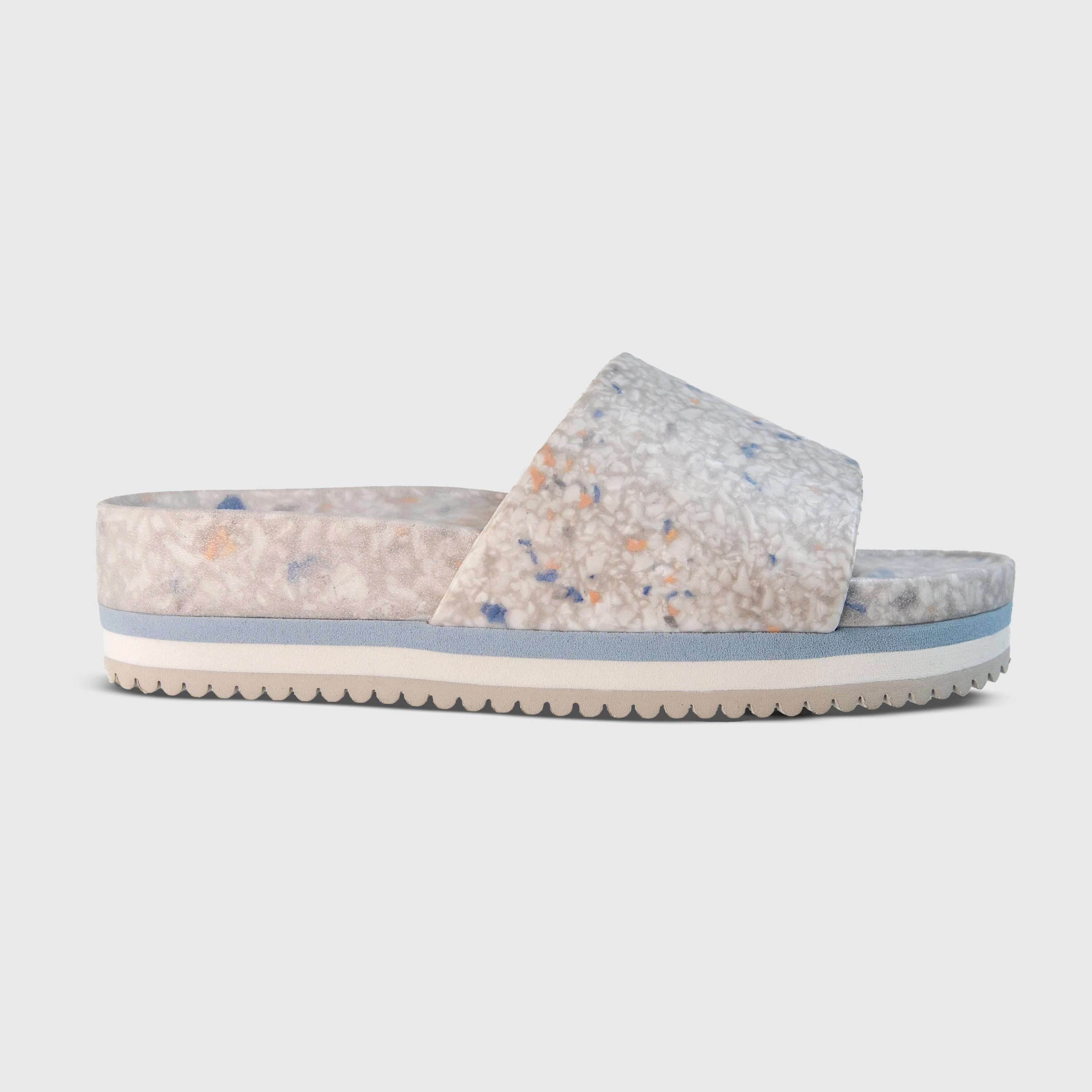 FLEKS EAST BEACH SLIDE PLATFORM - DENIM