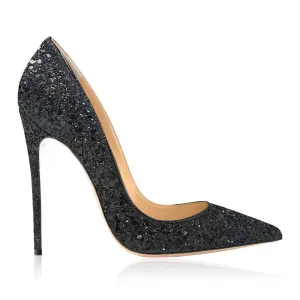 FLOR GLITTER BLACK