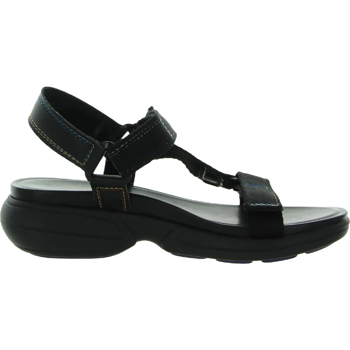 Flores Womens Faux Leather Pride Ankle Strap