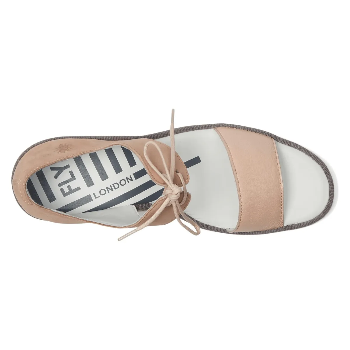 Fly London Women's BILU465 Nude/Pink Leather