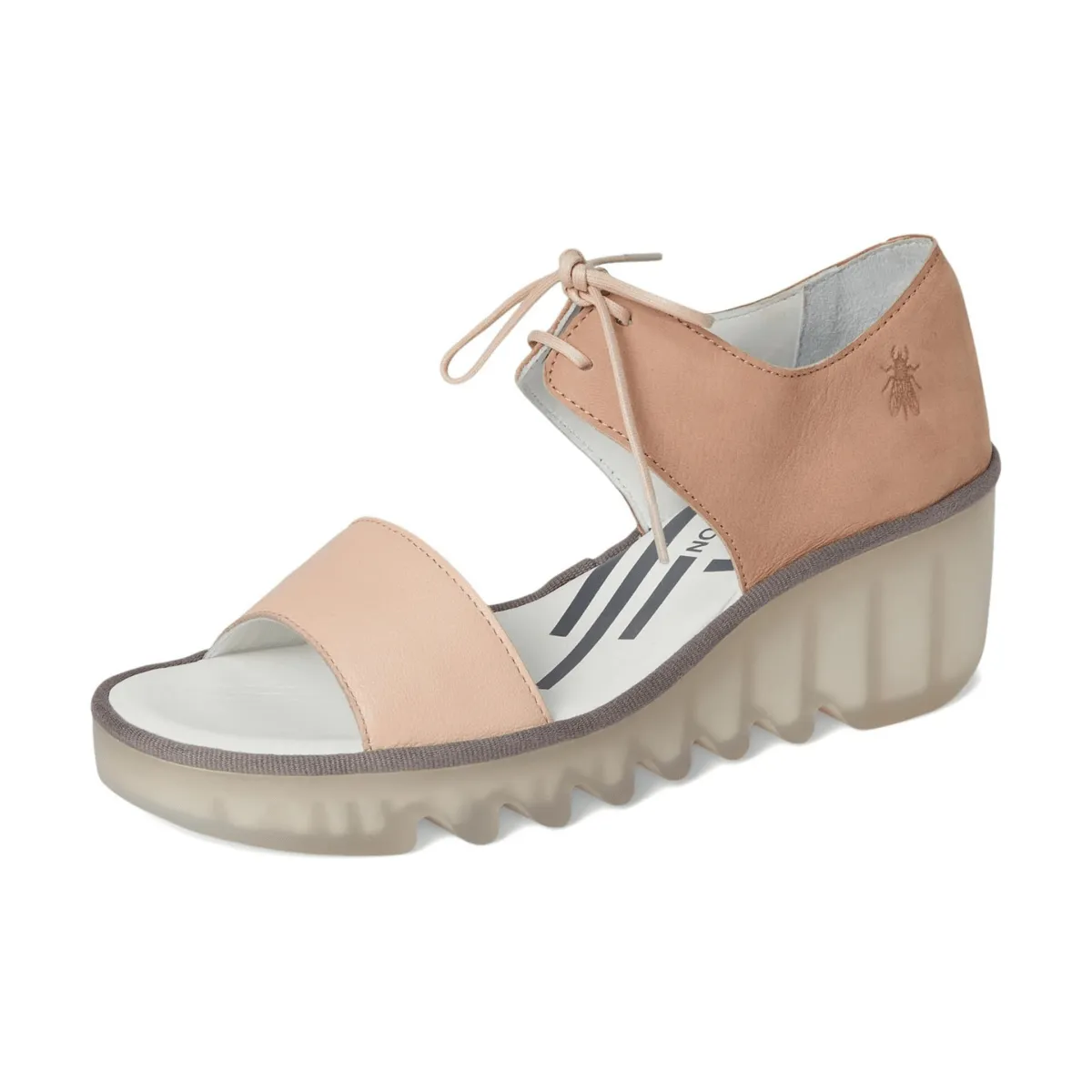 Fly London Women's BILU465 Nude/Pink Leather