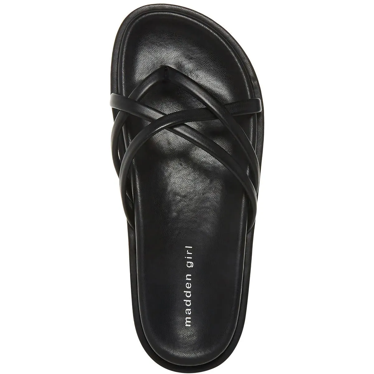 Fowler Womens Thong Platform Slide Sandals