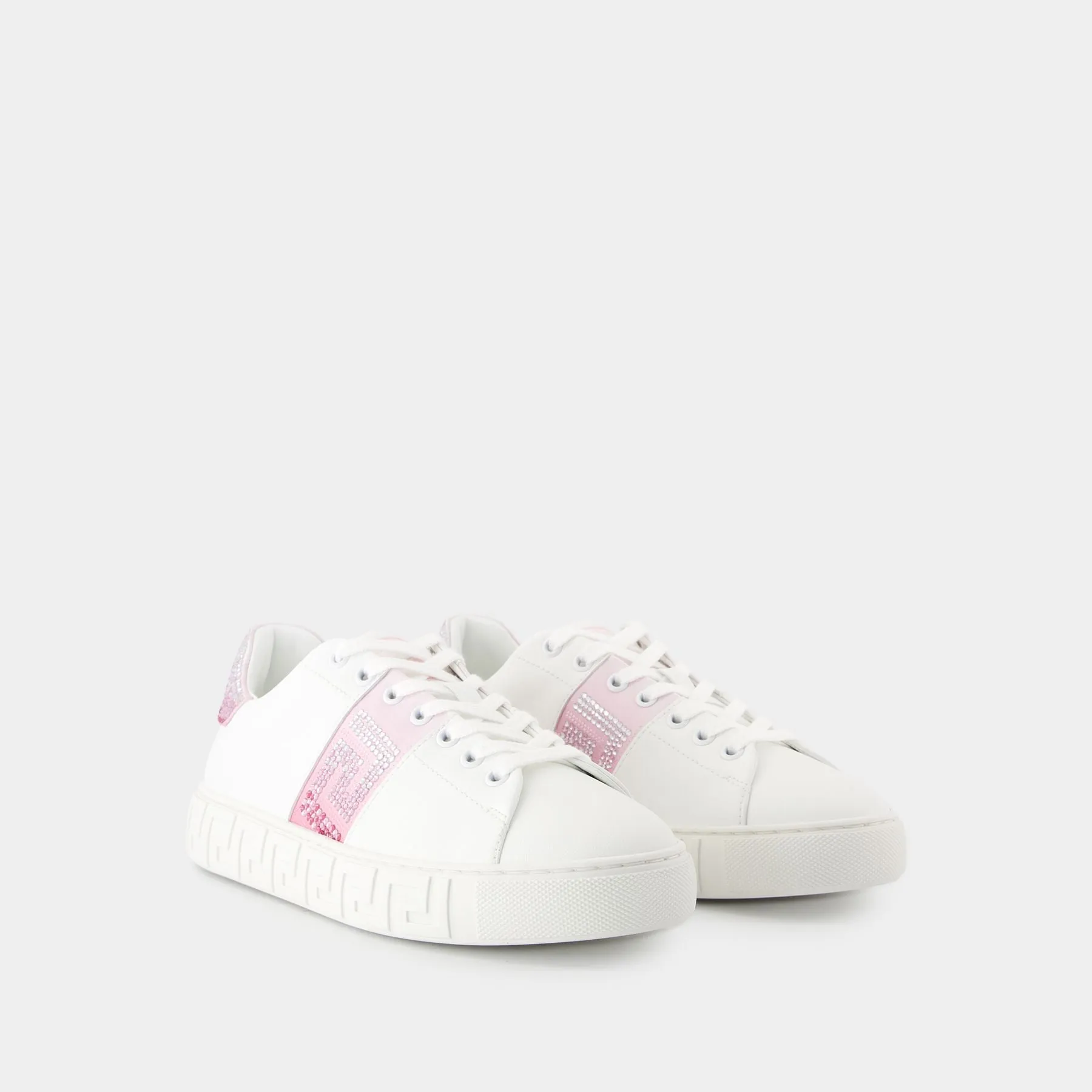 Free Bio Sneakers - Versace - Silk - White