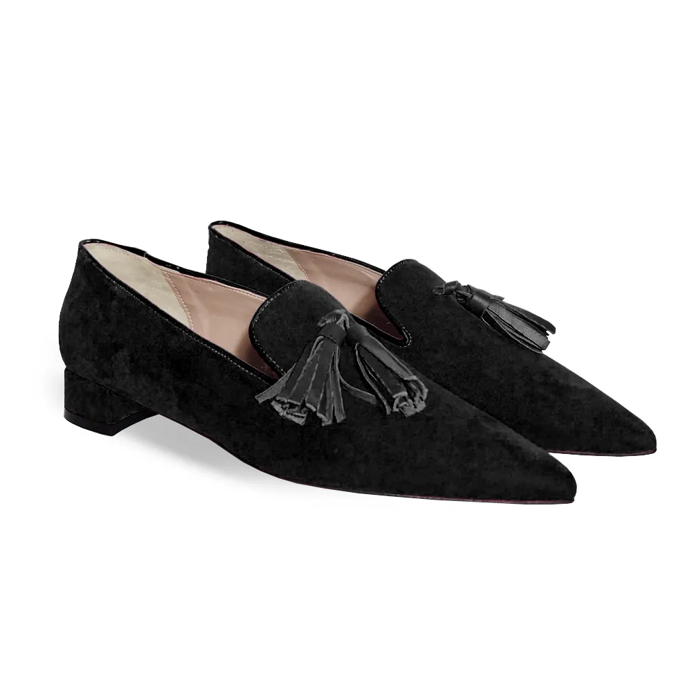 FREYA BLACK SUEDE