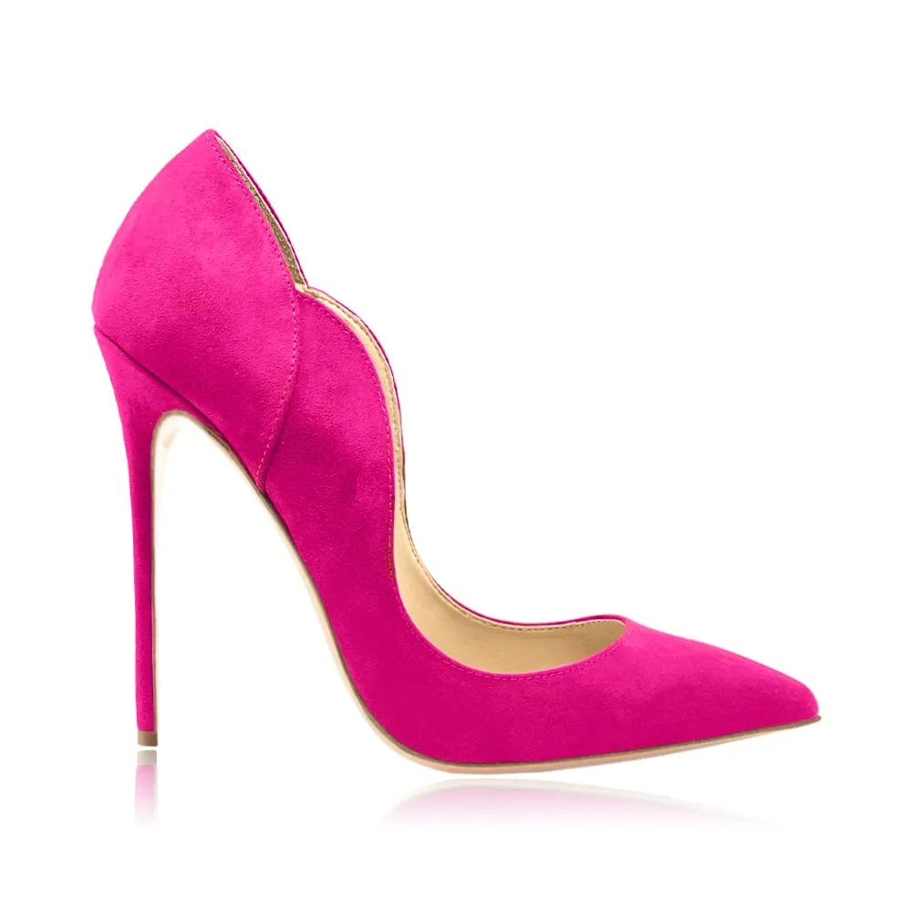 FUCHSIA SUEDE WAVE