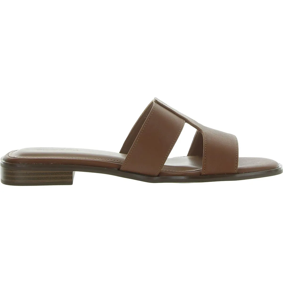 Gabbyy Womens Strappy Slip On Slide Sandals