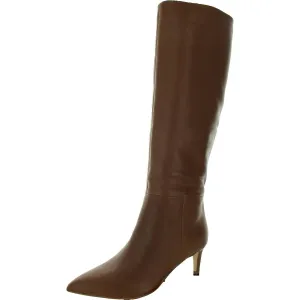 Garray Womens Padded Insole Leather Knee-High Boots