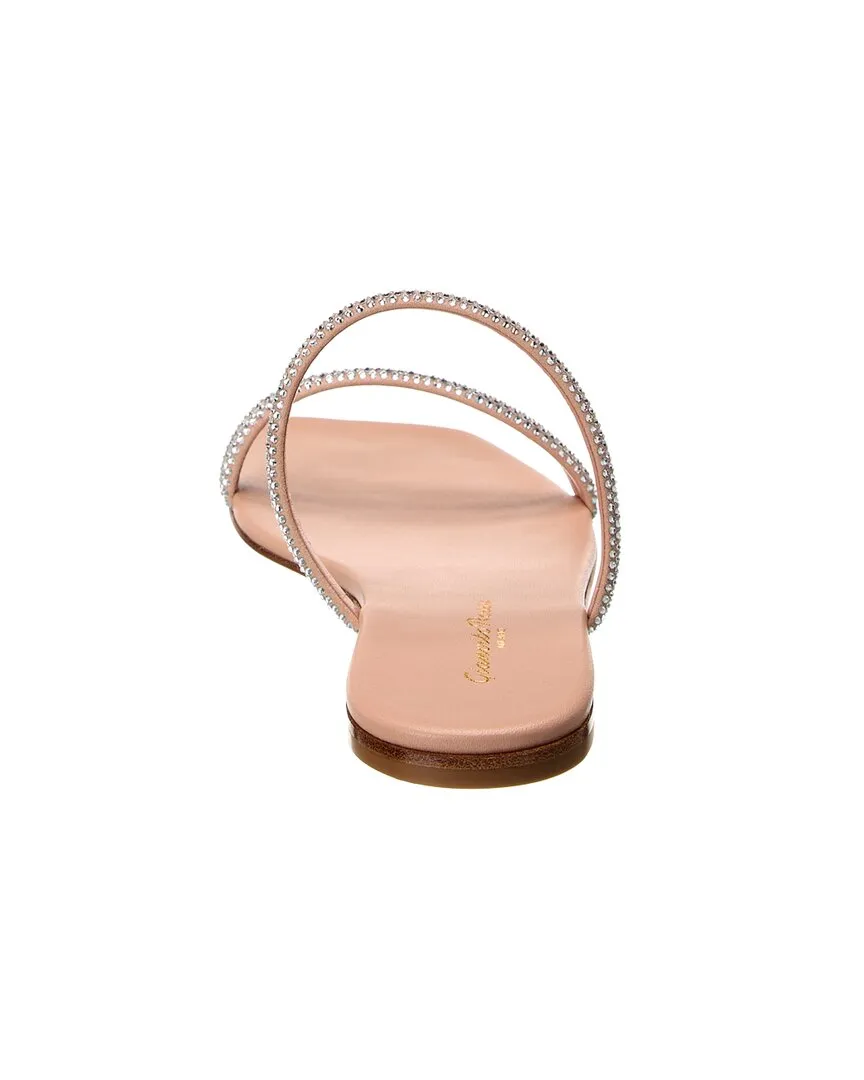 Gianvito Rossi Cannes Suede Sandal