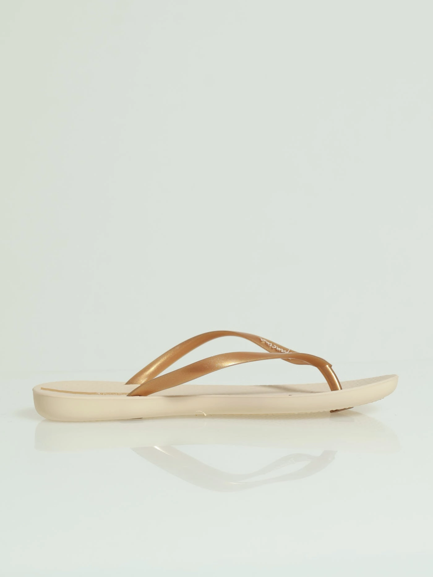 Girls Wave Thong Sandals - Natural