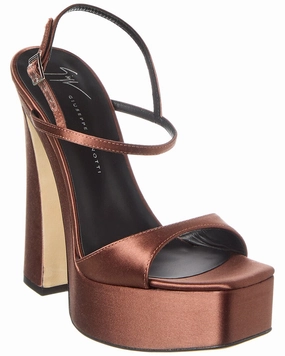 Giuseppe Zanotti Destino 110 Satin Platform Sandal