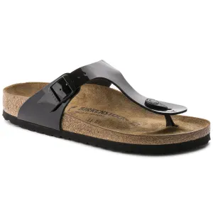 Gizeh - Black Patent Birko-Flor||Gizeh - Birko-Flor noir verni