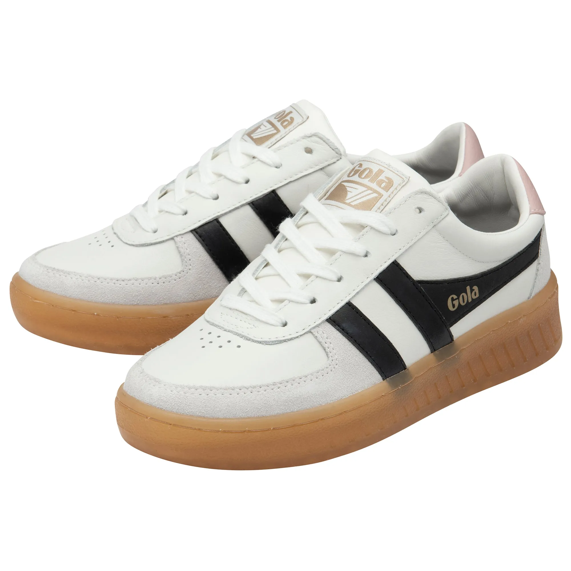 Gola Grandslam Elite White/Black/Chalk Pink/Gum