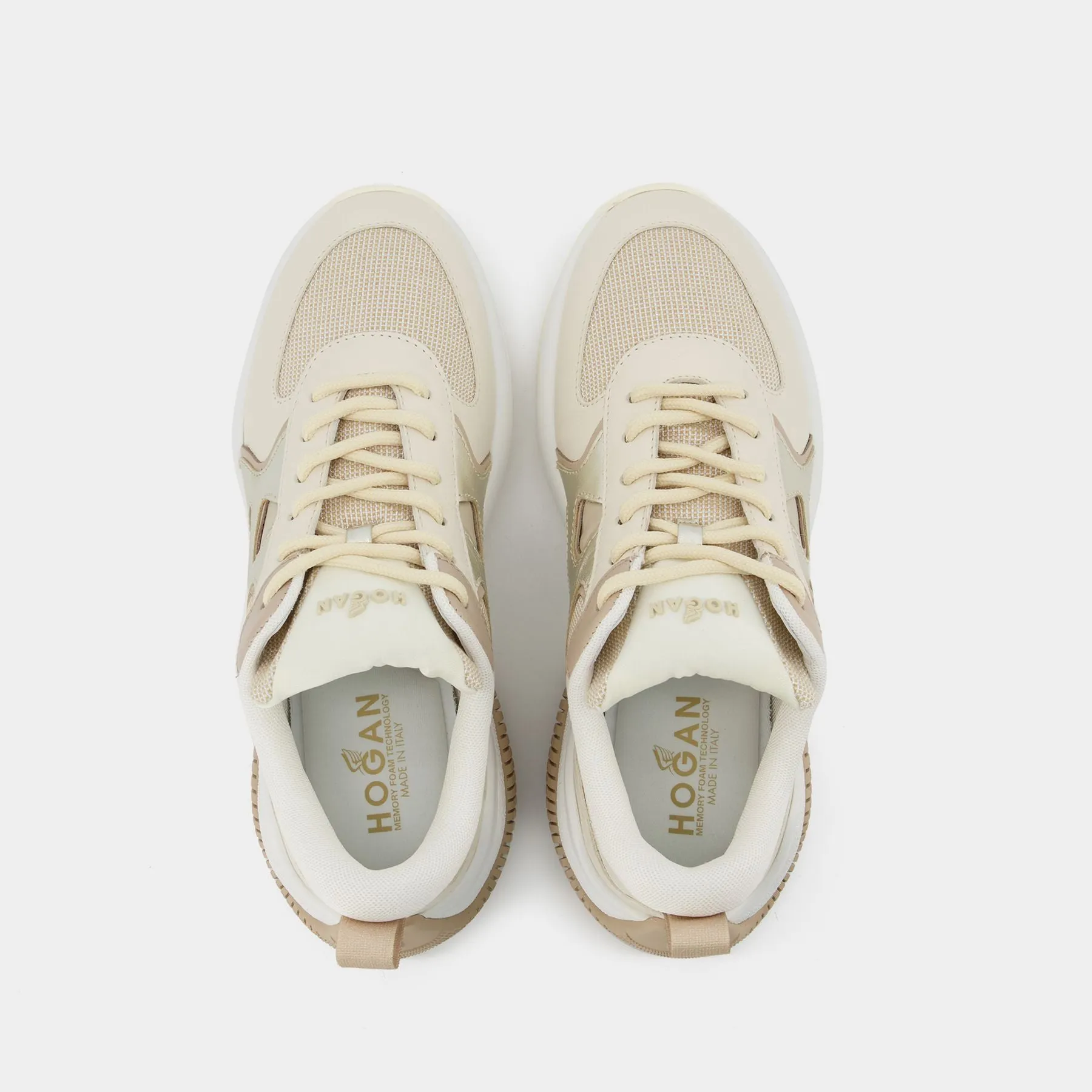 H597 Sneakers - Hogan - Beige - Leather