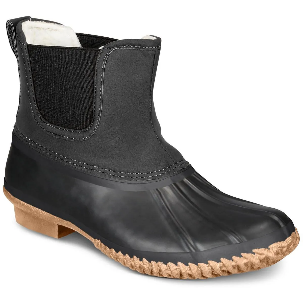 Harlii Womens Faux Leather Pull-on Ankle Boots
