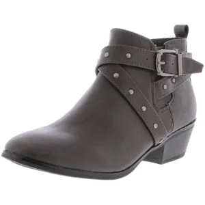 Harperr 2 Womens Studded Leather Ankle Boots