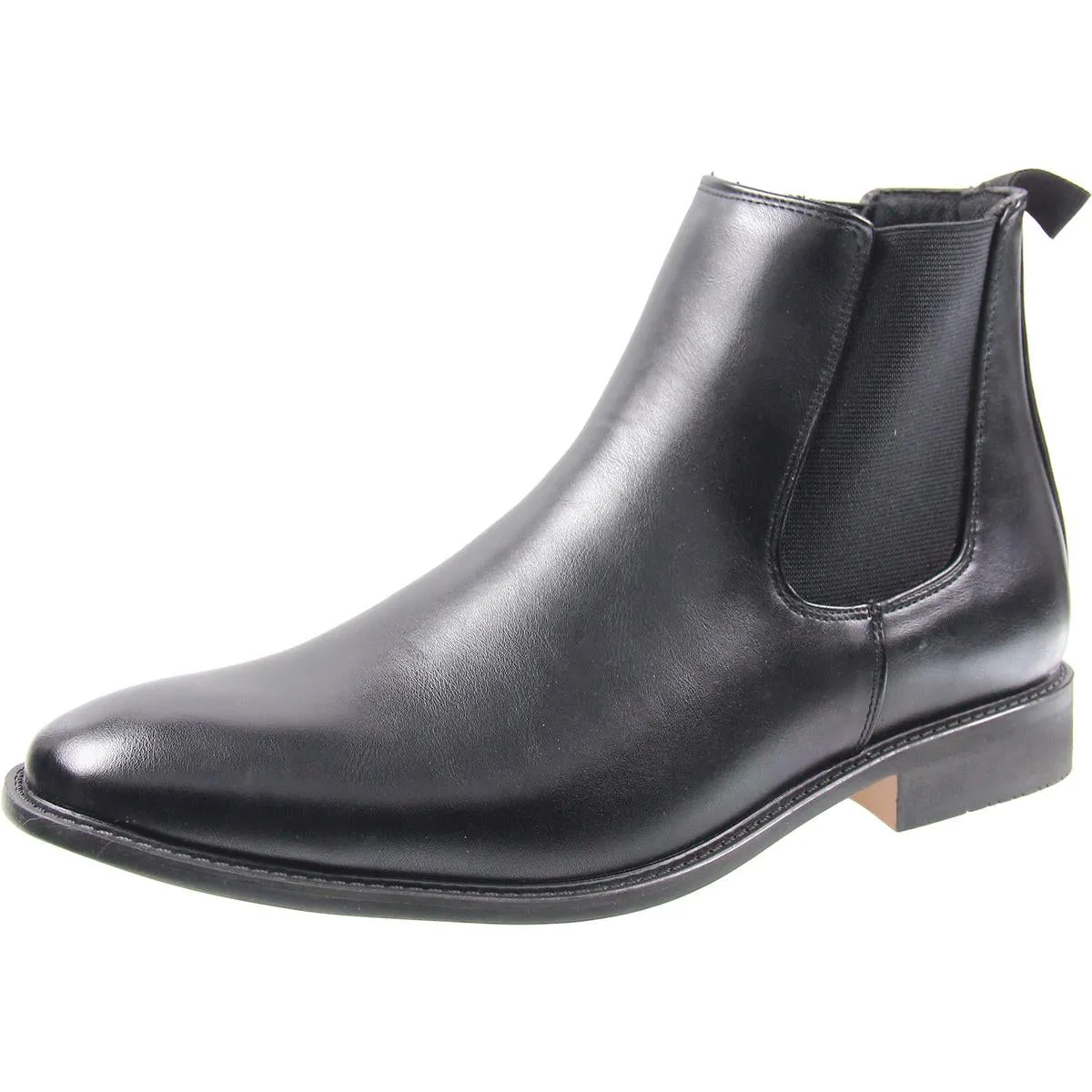 Harrison Womens Solid Leather Chelsea Boots