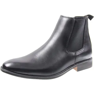Harrison Womens Solid Leather Chelsea Boots