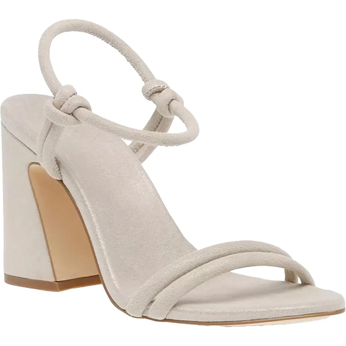 HARRLOW Womens Leather Slip on Block Heel