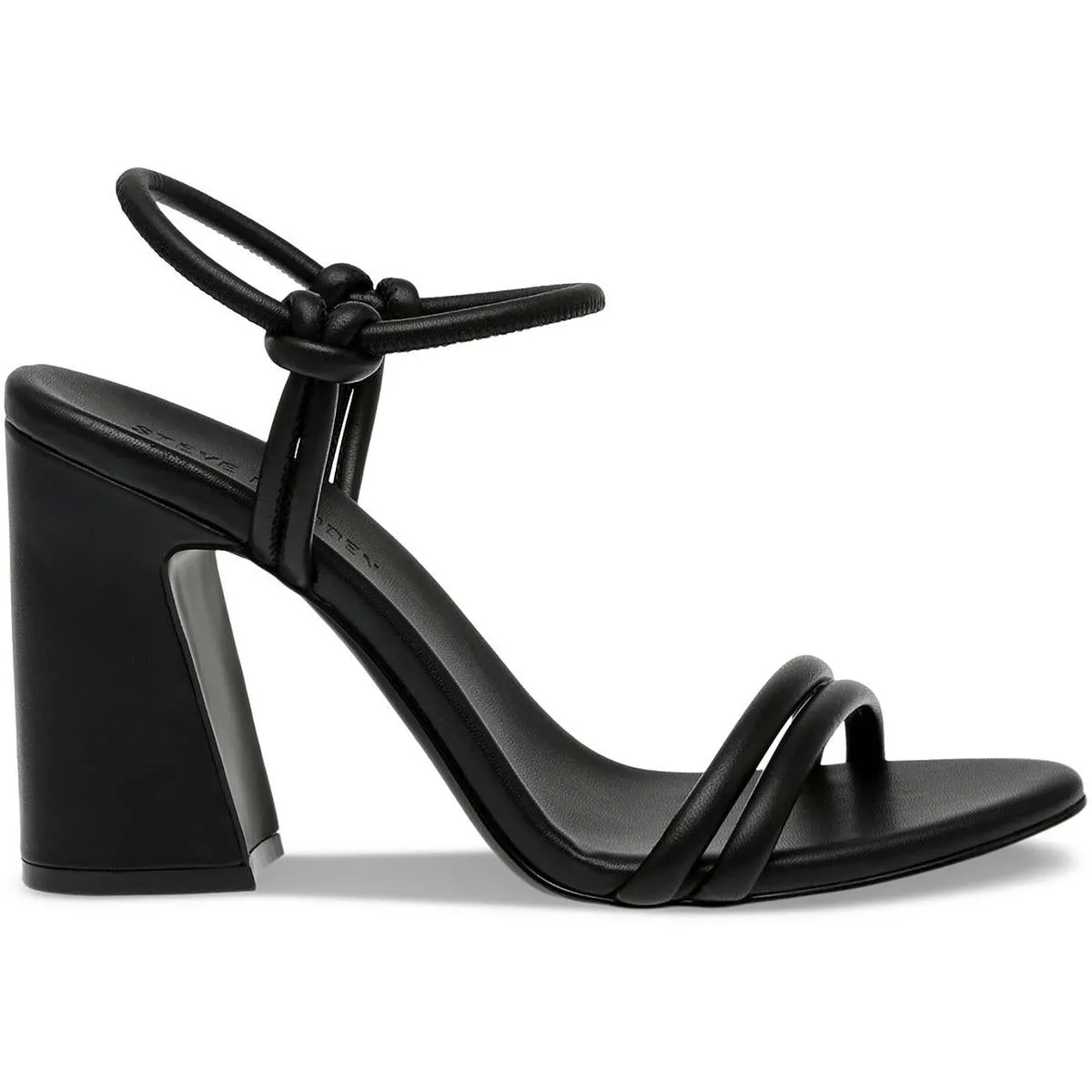 HARRLOW Womens Leather Slip on Block Heel