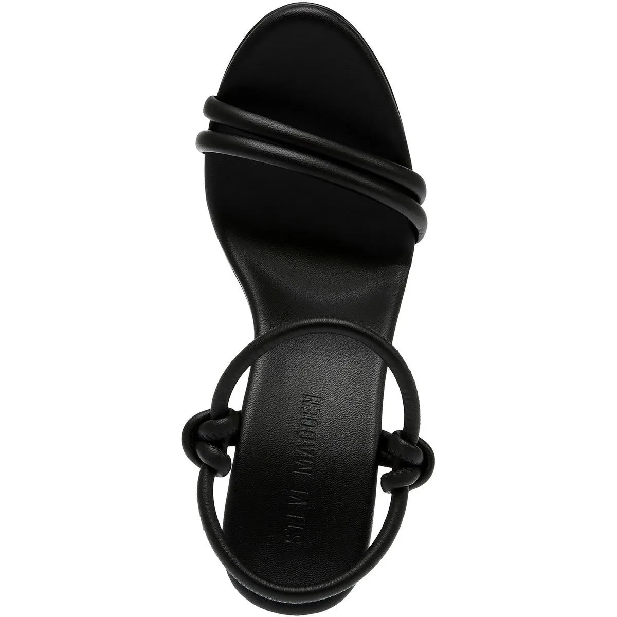 HARRLOW Womens Leather Slip on Block Heel