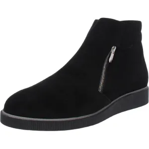 Hazel Womens Suede Ankle Sneaker Boots