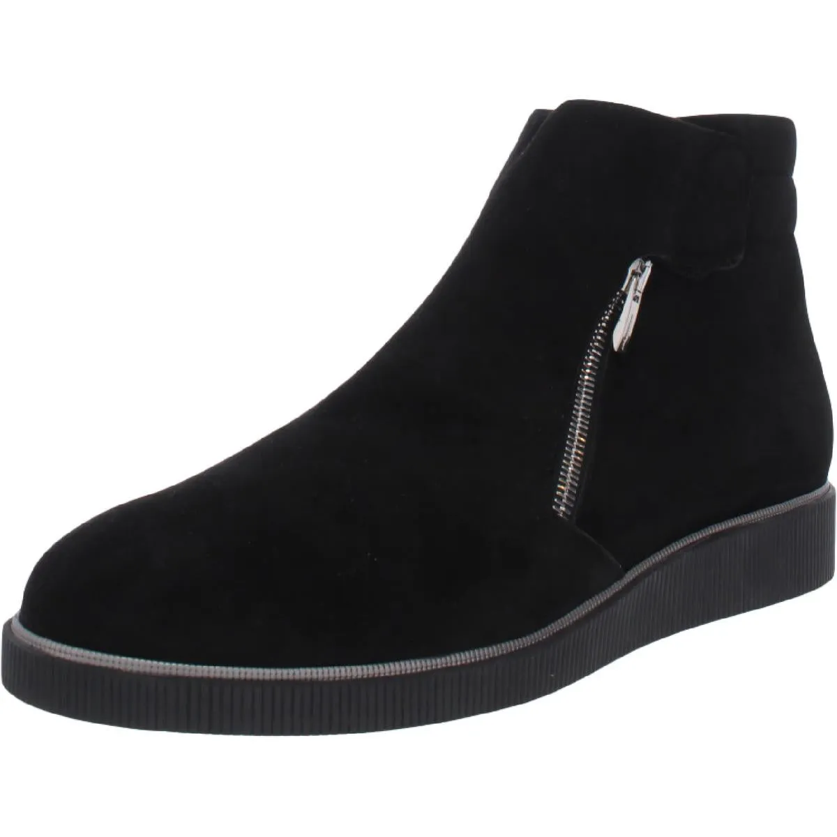 Hazel Womens Suede Ankle Sneaker Boots