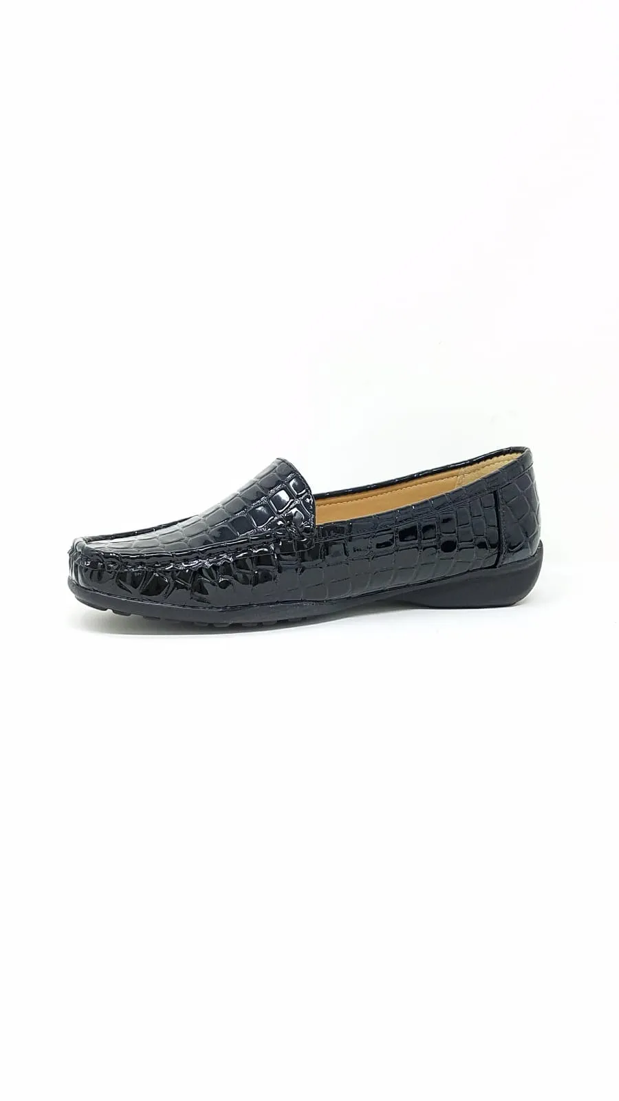 HAZEL7 - BLACK CROCODILE