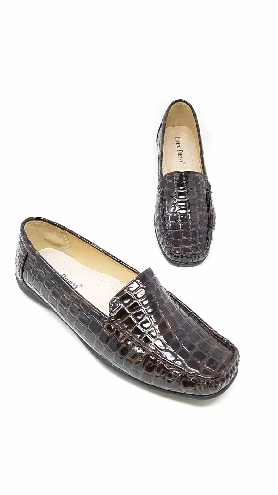 HAZEL7 -  BROWN CROCODILE