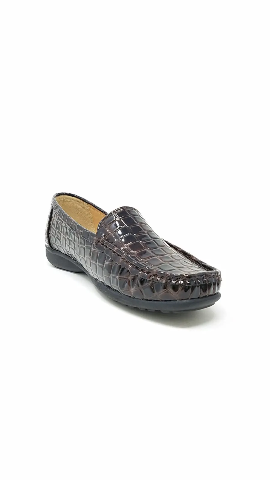 HAZEL7 -  BROWN CROCODILE