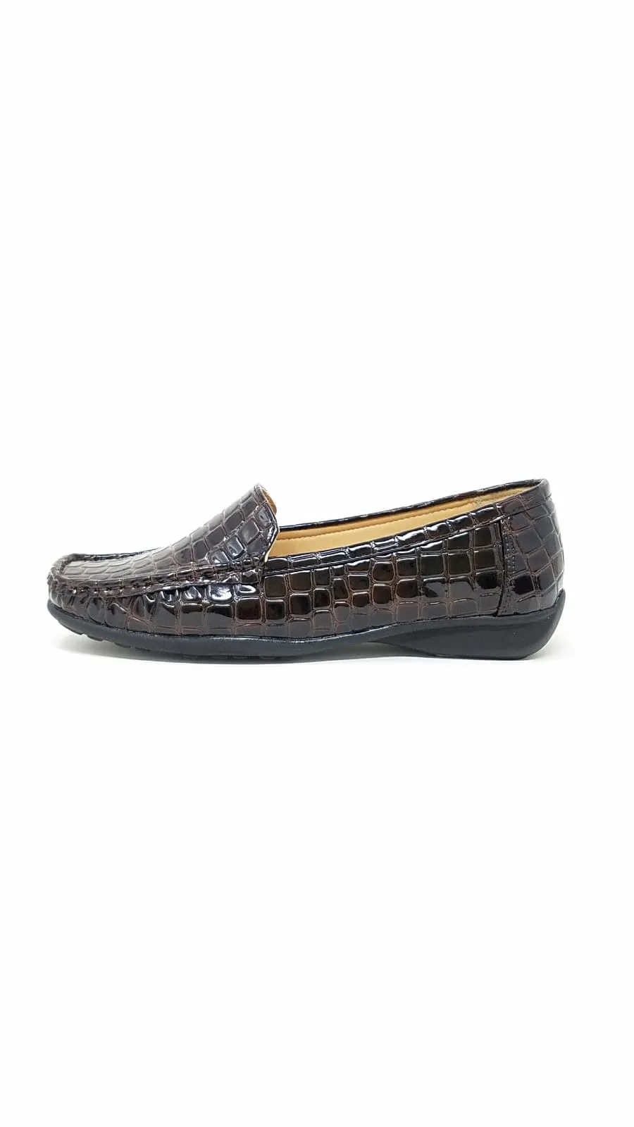 HAZEL7 -  BROWN CROCODILE