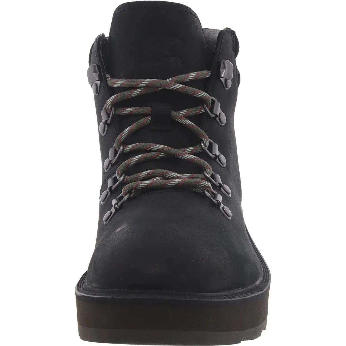 Hi-Line  Womens Leather Ankle Hiking Boots