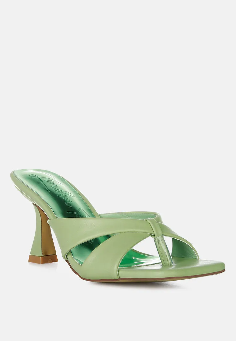 highflip criss cross slip on thong sandals
