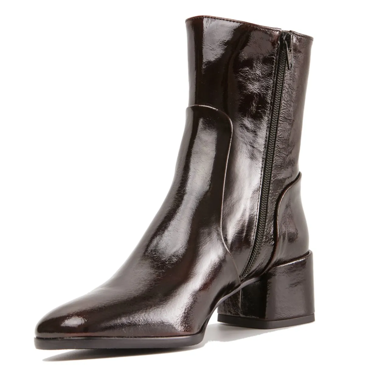 Homers Women's Niki Chestnut Mill/Wine Patent
