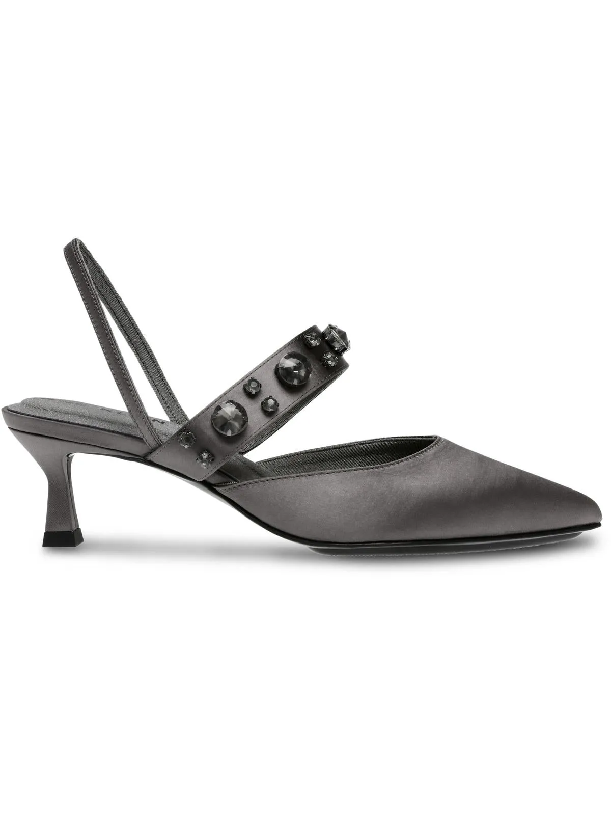 IDARE Womens Ankle Strap Pointed Toe Slingback Sandals