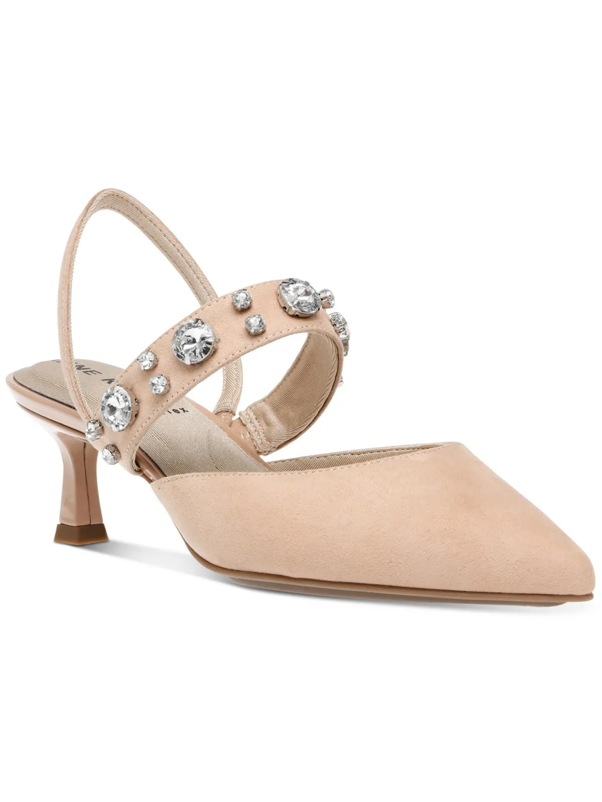 IDARE Womens Ankle Strap Pointed Toe Slingback Sandals