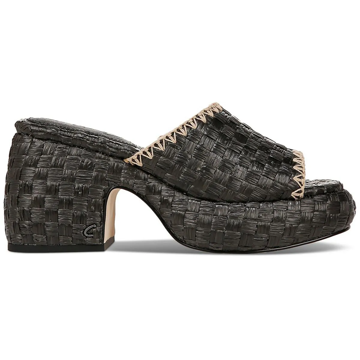 Ilyse Womens Woven Raffia Platform Sandals