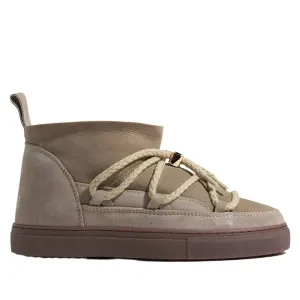 INUIKII CLASSIC LOW BEIGE BOOTS