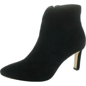 Isabelle Womens Zipper Leather Ankle Boots