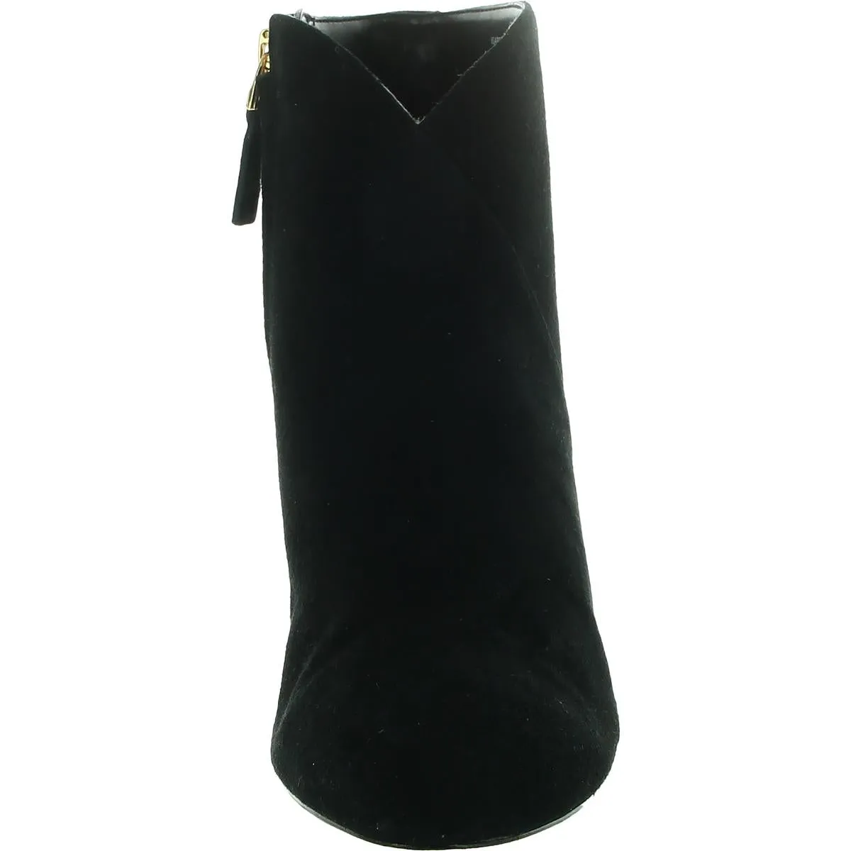 Isabelle Womens Zipper Leather Ankle Boots