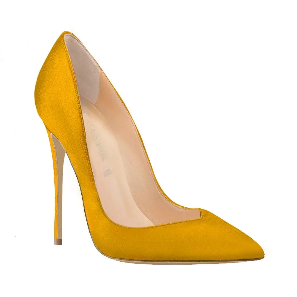 ISABELLE YELLOW SATIN