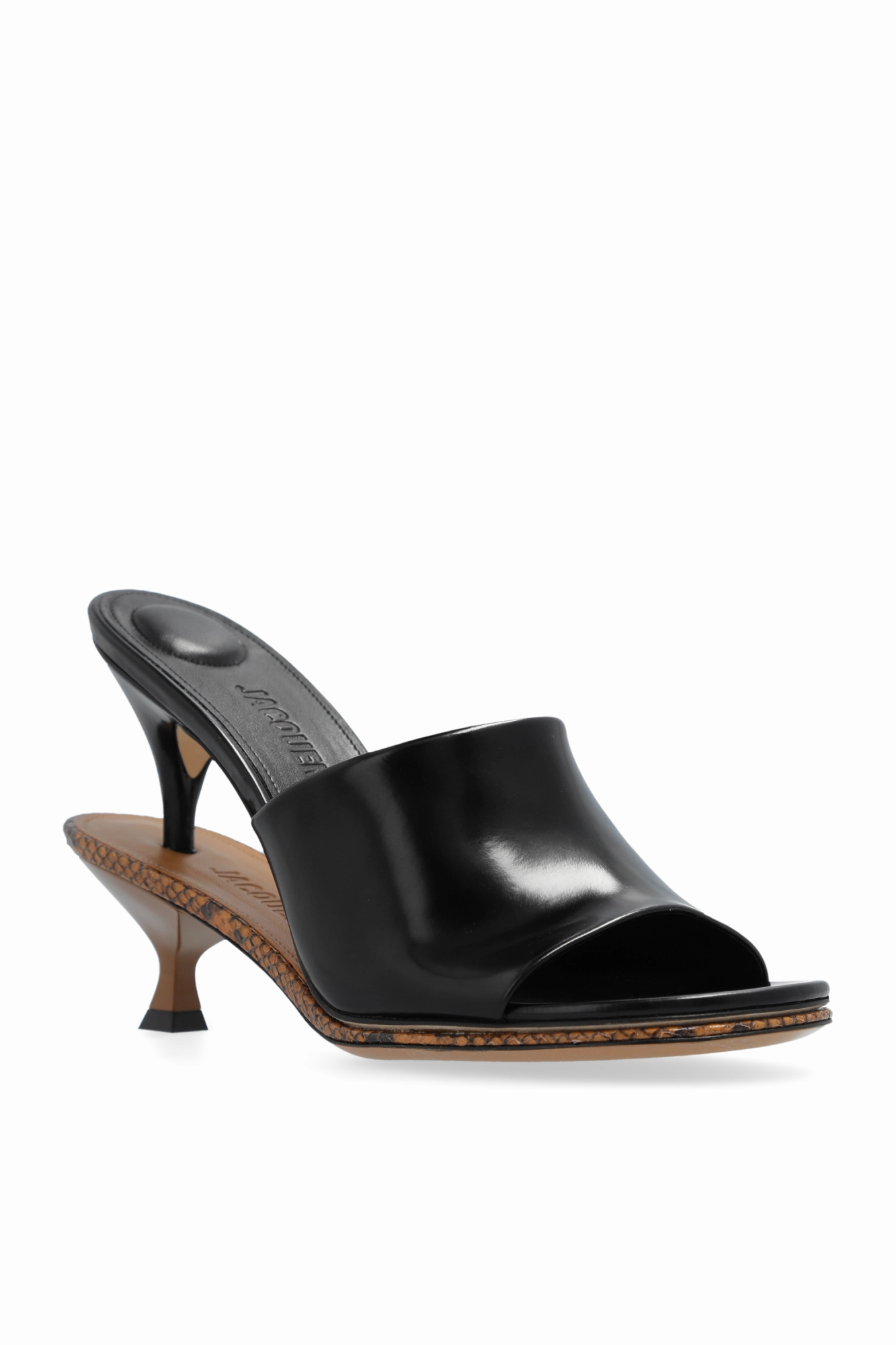 Jacquemus Heeled Slippers `les Doubles`