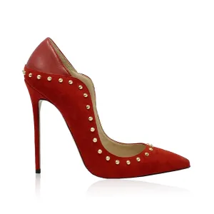 JANIS RED SUEDE