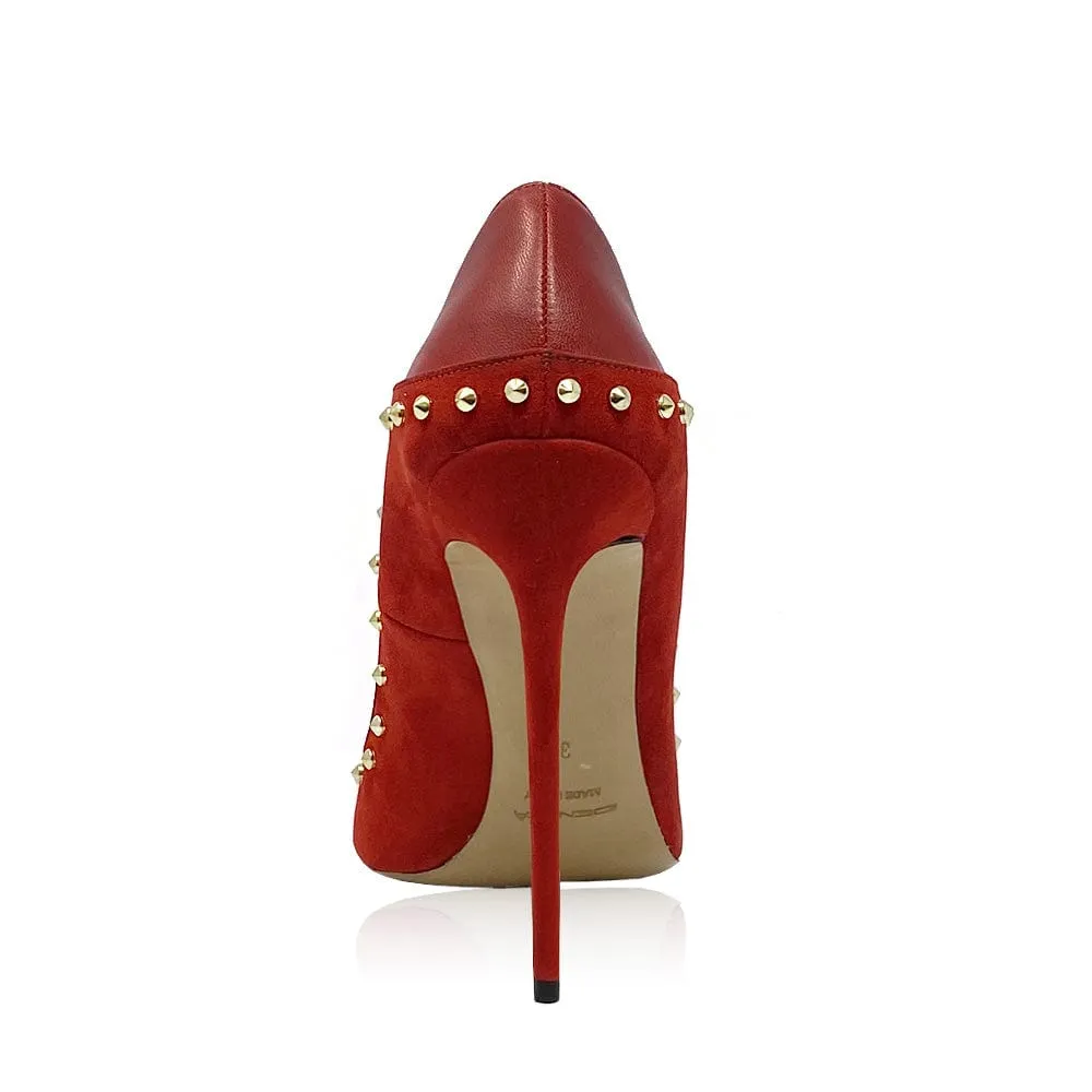 JANIS RED SUEDE