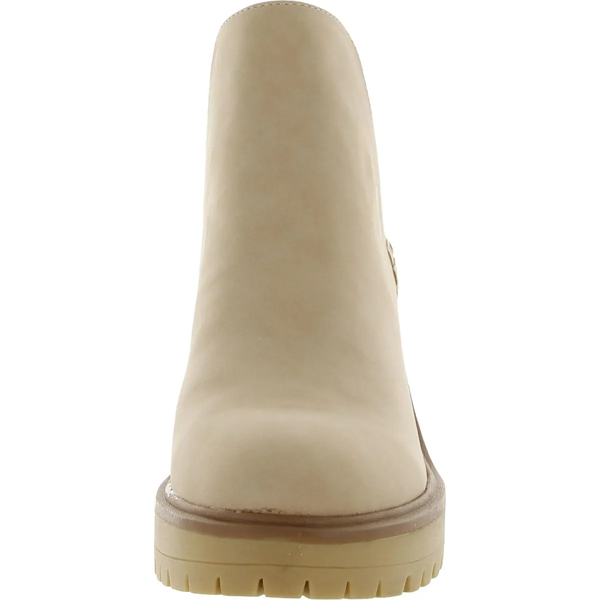 Jerad Womens Zipper Faux Leather Booties
