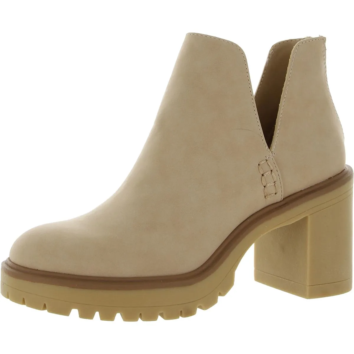 Jerad Womens Zipper Faux Leather Booties