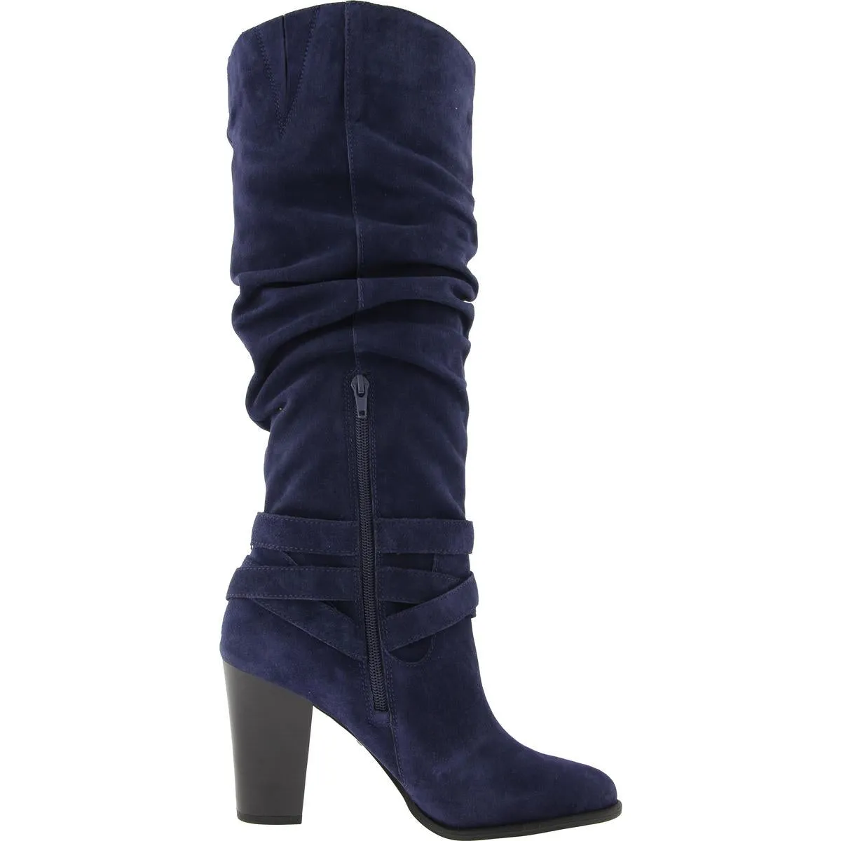 JORDANA Womens Slouchy Manmade Knee-High Boots