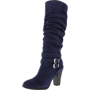 JORDANA Womens Slouchy Manmade Knee-High Boots