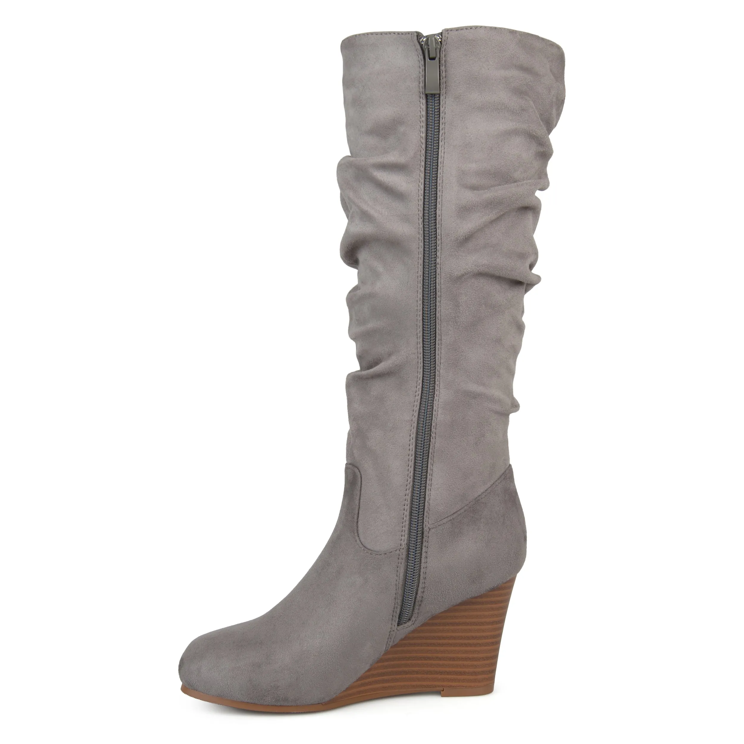 Journee Collection Womens Haze Wedge Knee High Boots