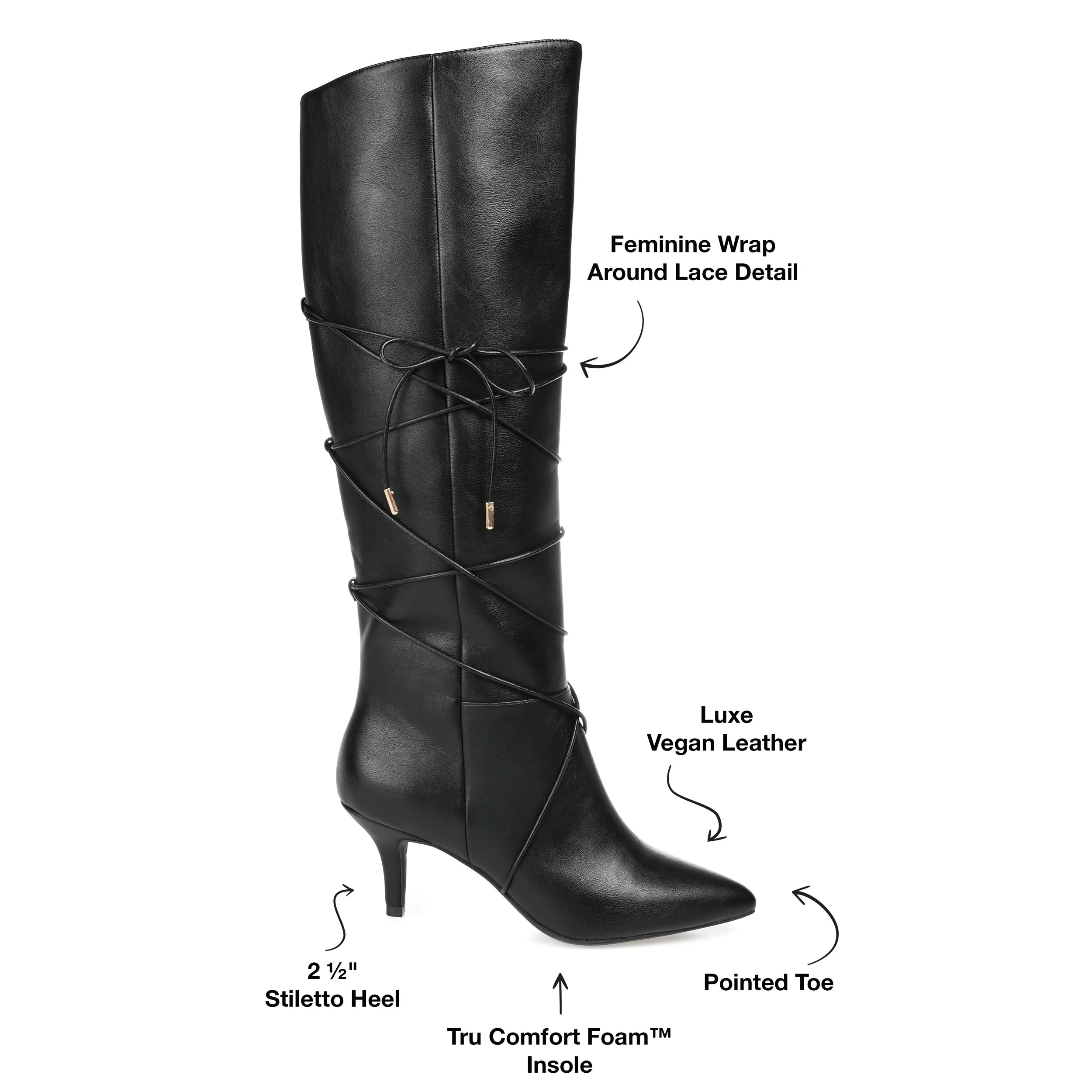 Journee Collection Women's Tru Comfort Foam Extra Wide Calf Kaavia Boot